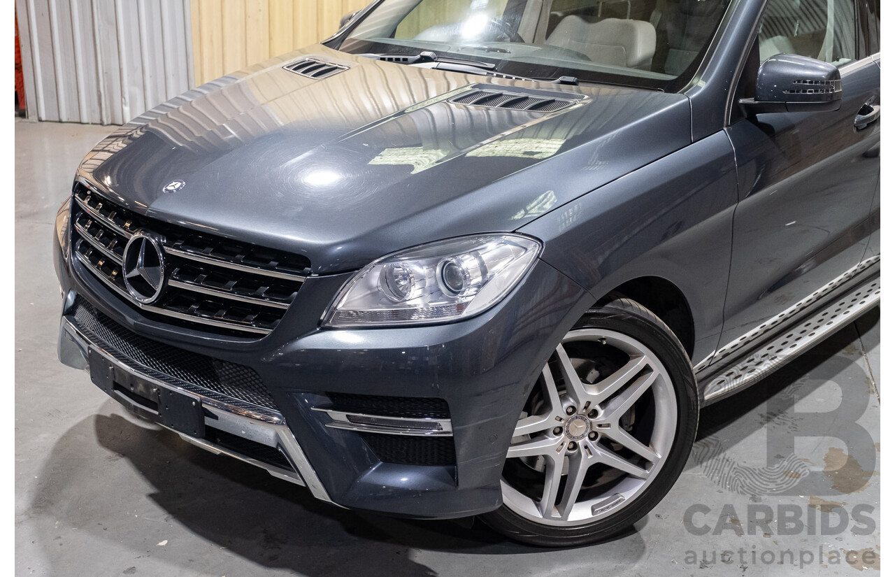7/2015 Mercedes-Benz ML 250 CDI Bluetec (4x4) 166 MY15 4d Wagon Tenorite Grey Metallic Turbo Diesel 2.1L