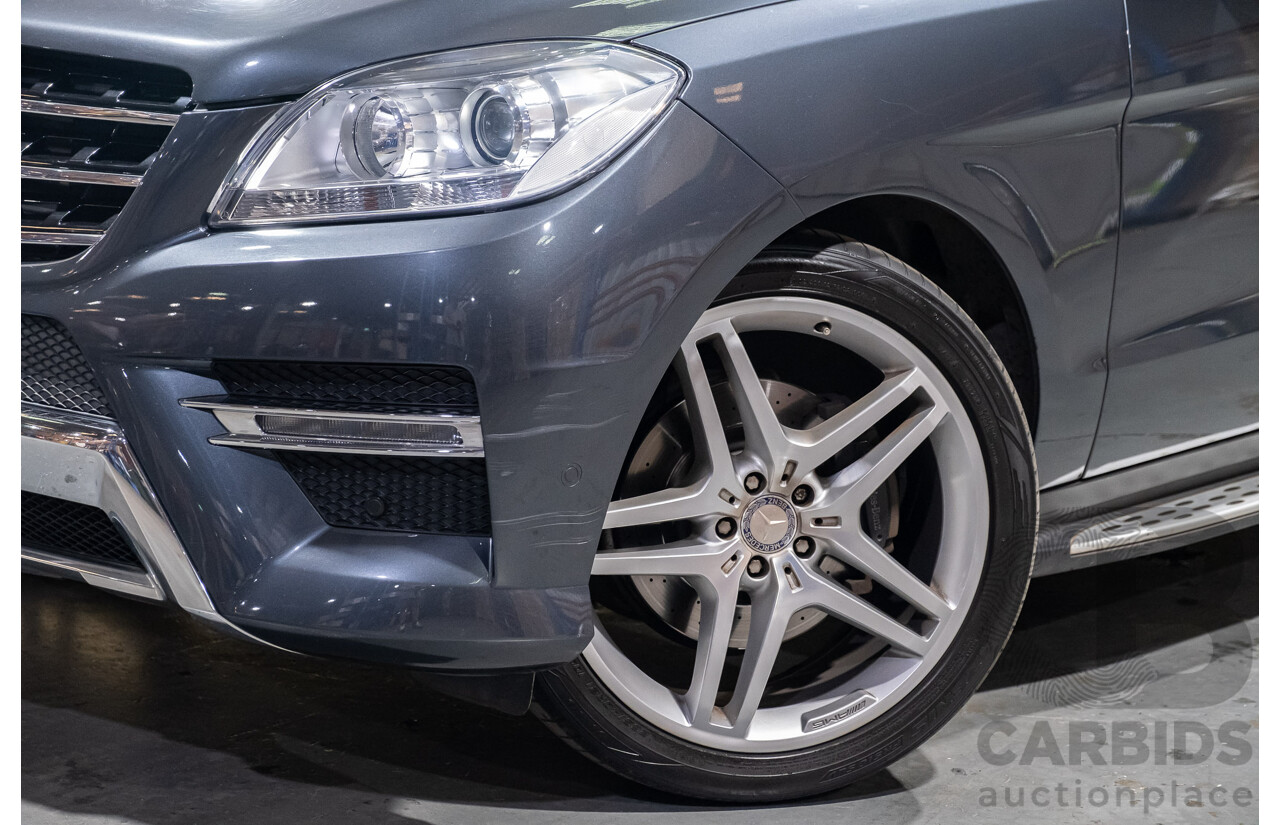 7/2015 Mercedes-Benz ML 250 CDI Bluetec (4x4) 166 MY15 4d Wagon Tenorite Grey Metallic Turbo Diesel 2.1L