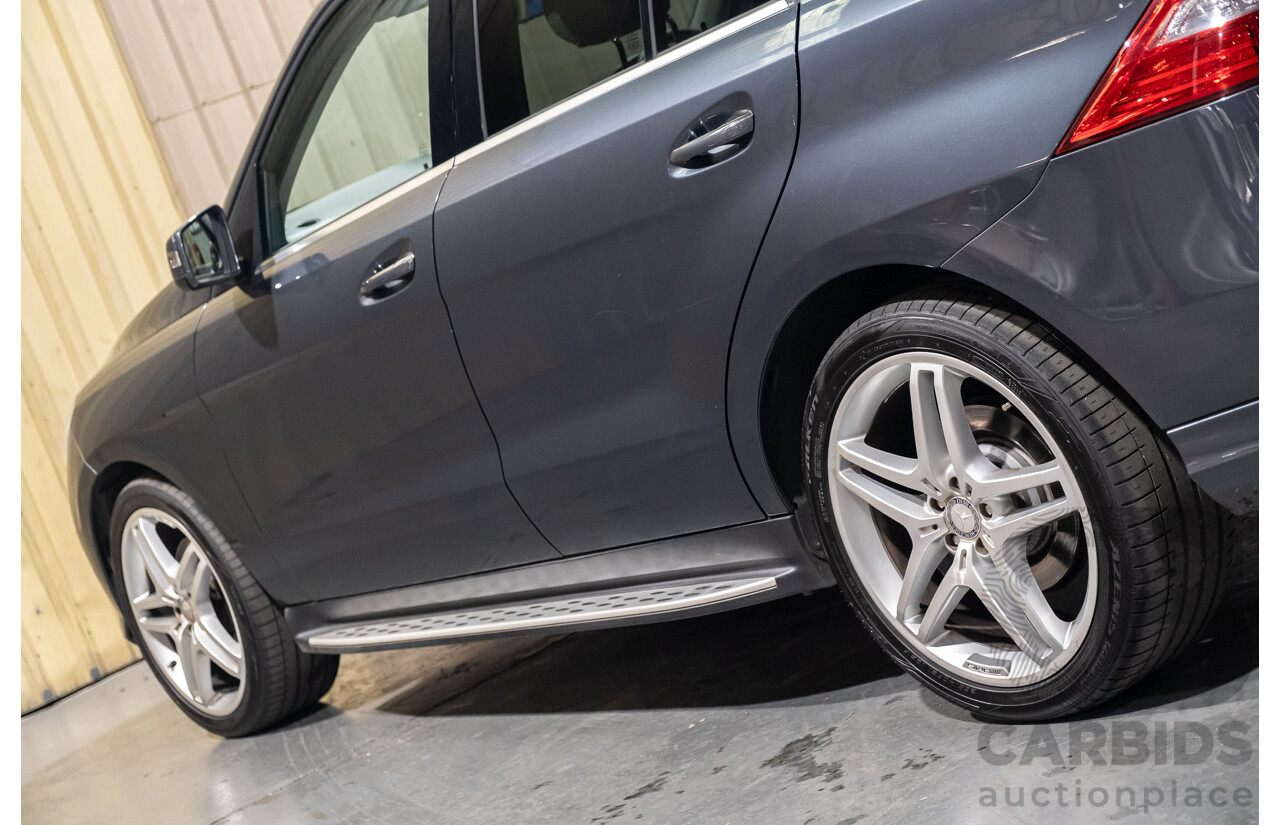 7/2015 Mercedes-Benz ML 250 CDI Bluetec (4x4) 166 MY15 4d Wagon Tenorite Grey Metallic Turbo Diesel 2.1L
