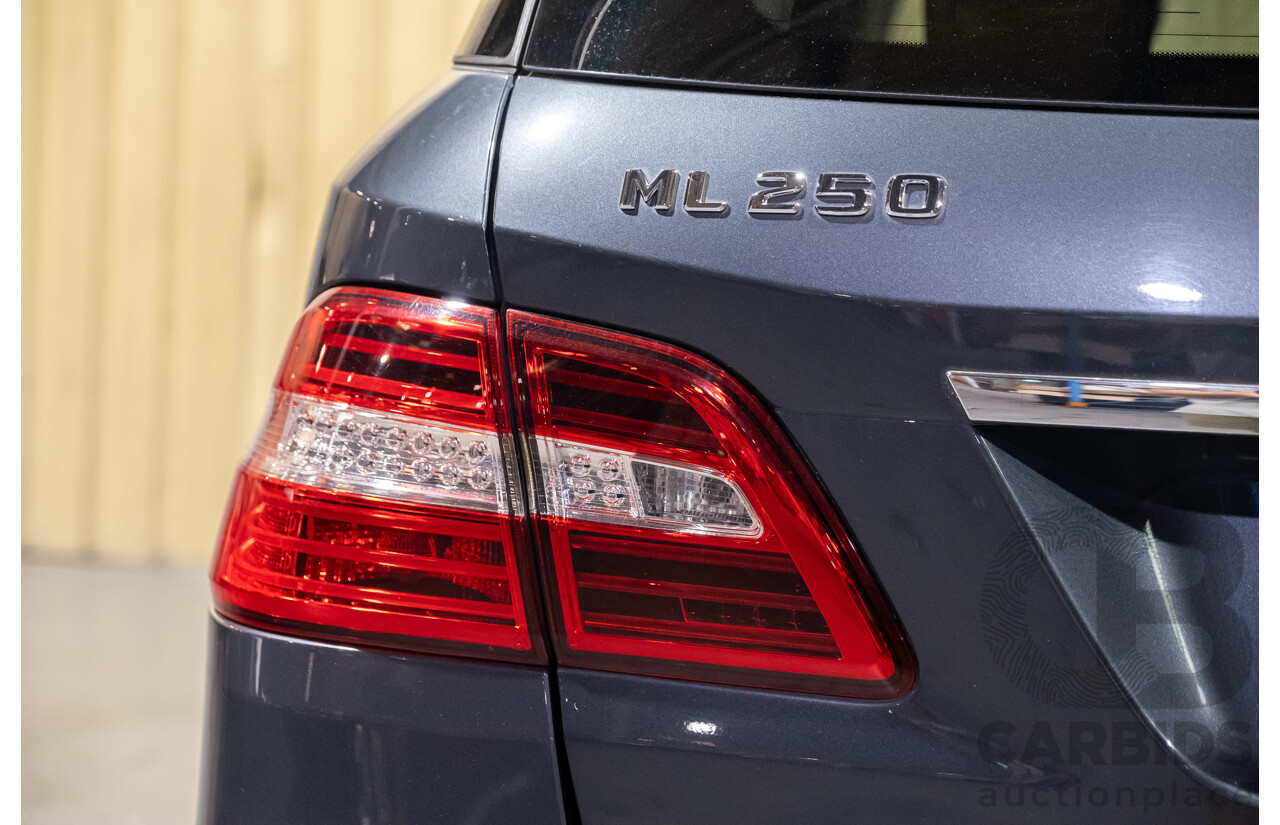 7/2015 Mercedes-Benz ML 250 CDI Bluetec (4x4) 166 MY15 4d Wagon Tenorite Grey Metallic Turbo Diesel 2.1L