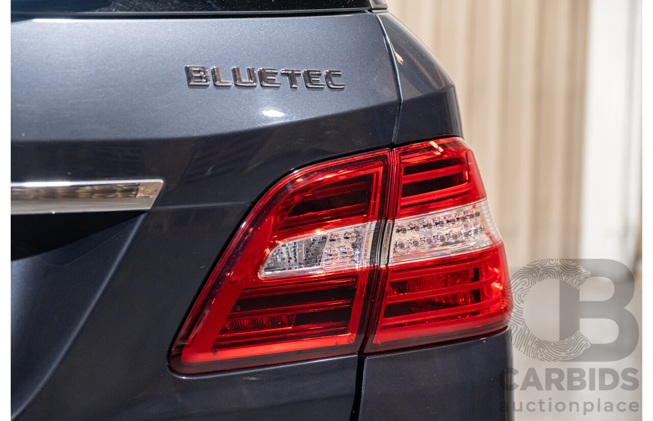 7/2015 Mercedes-Benz ML 250 CDI Bluetec (4x4) 166 MY15 4d Wagon Tenorite Grey Metallic Turbo Diesel 2.1L