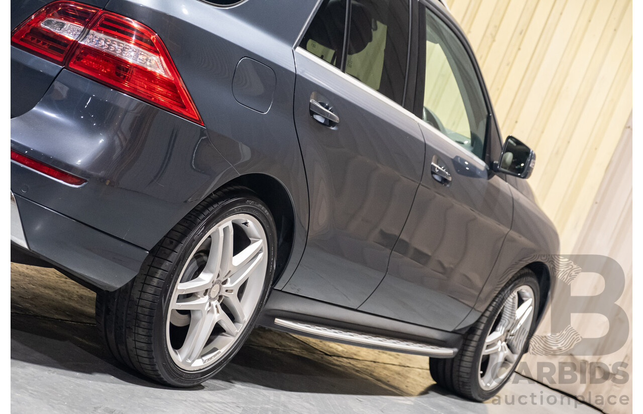 7/2015 Mercedes-Benz ML 250 CDI Bluetec (4x4) 166 MY15 4d Wagon Tenorite Grey Metallic Turbo Diesel 2.1L