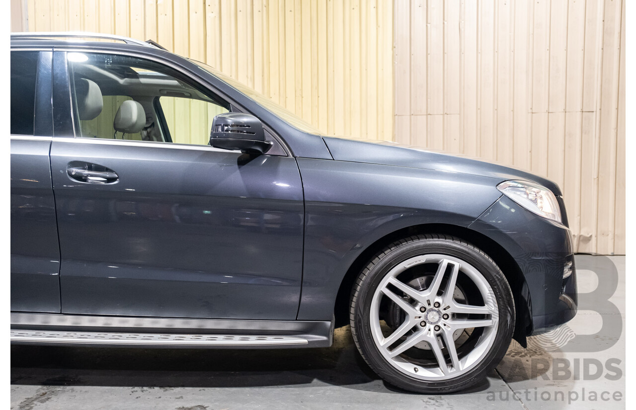 7/2015 Mercedes-Benz ML 250 CDI Bluetec (4x4) 166 MY15 4d Wagon Tenorite Grey Metallic Turbo Diesel 2.1L