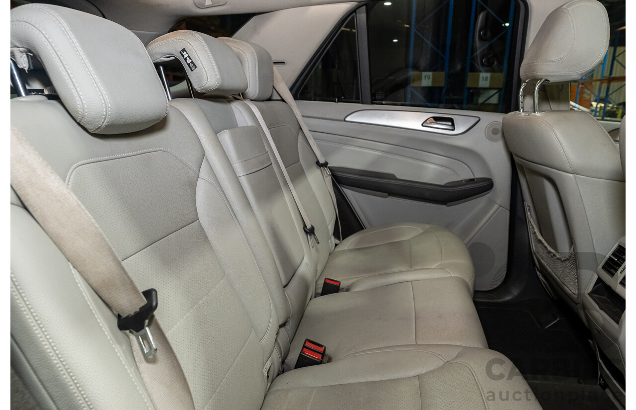 7/2015 Mercedes-Benz ML 250 CDI Bluetec (4x4) 166 MY15 4d Wagon Tenorite Grey Metallic Turbo Diesel 2.1L