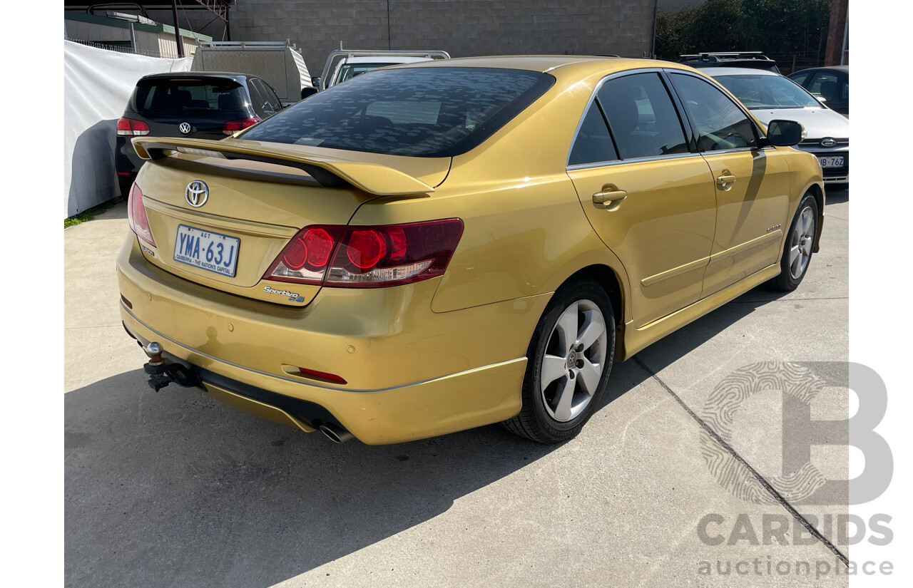 3/2007 Toyota Aurion Sportivo SX6 GSV40R 4d Sedan Gold 3.5L