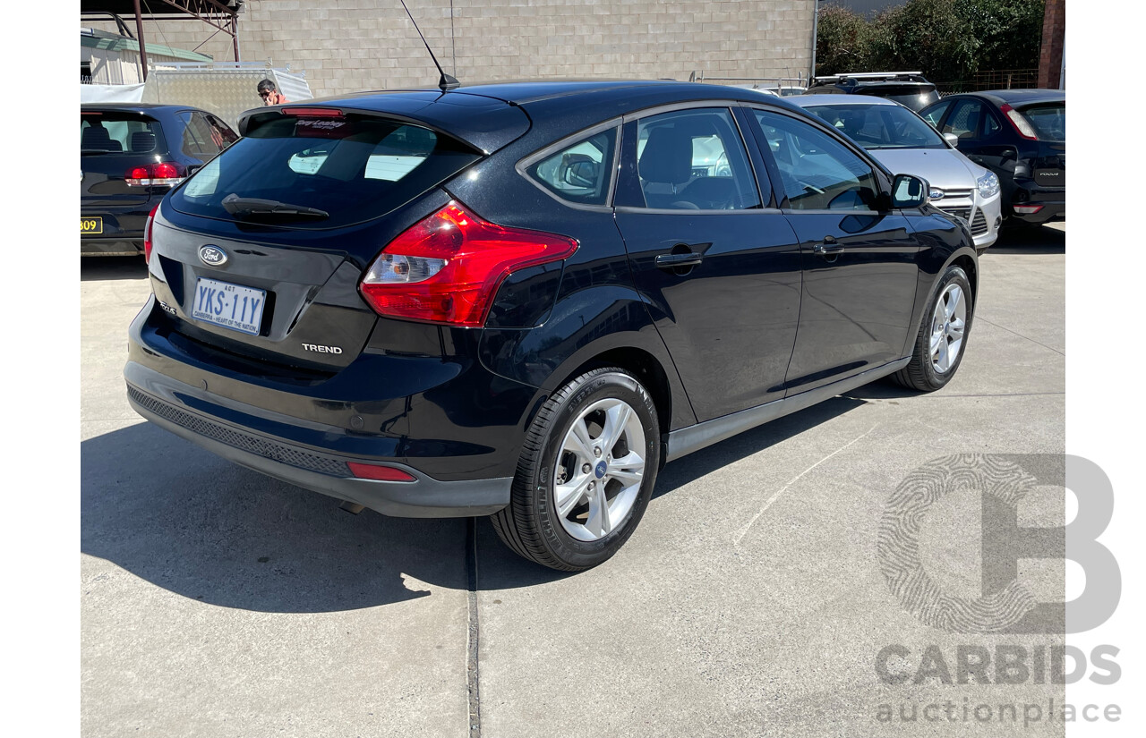 10/2014 Ford Focus Trend LW MK2 MY14 5d Hatchback Black 2.0L