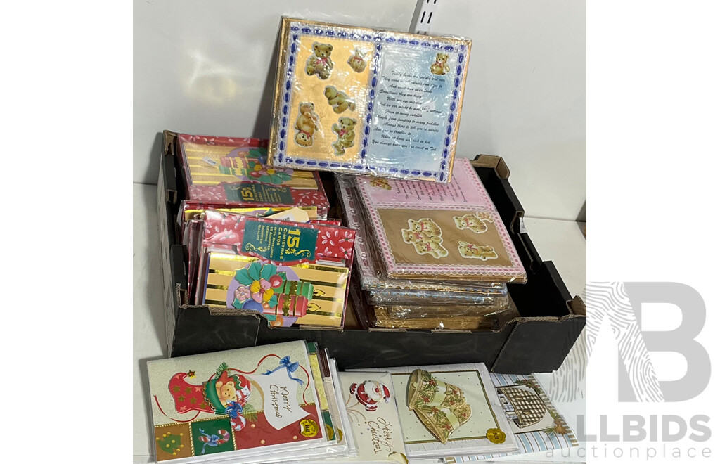 Collection of Greeting Cards and Teddybear Gift Books