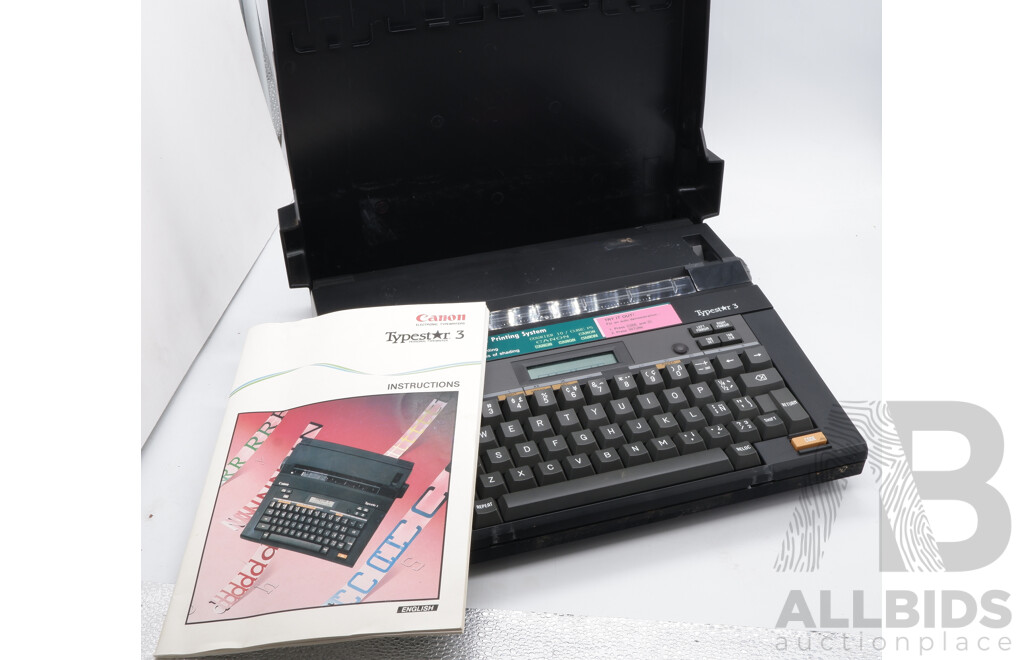 Vintage Canon Electric Typewriter