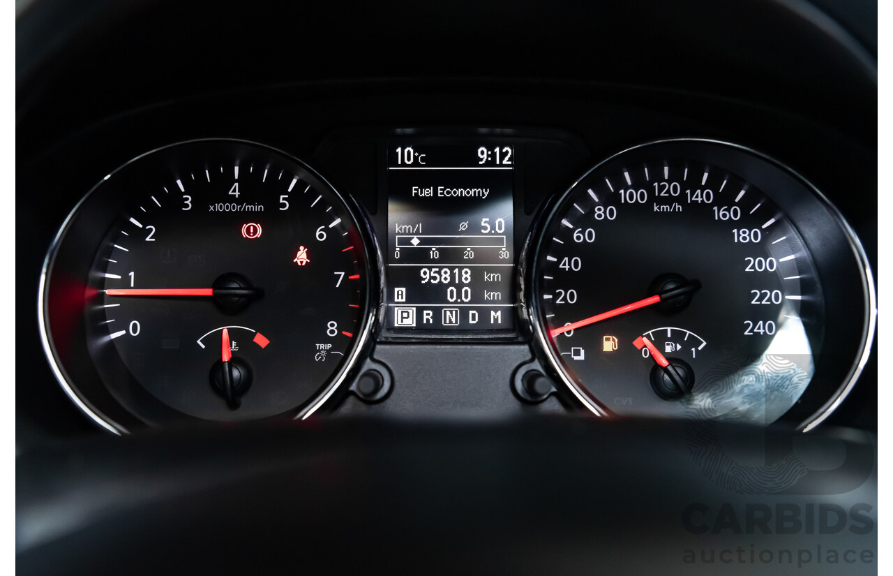 6/2014 Nissan Dualis +2 Ti-L (4x2) J10 MY13 4d Wagon Metallic Black 2.0L - 7 Seater