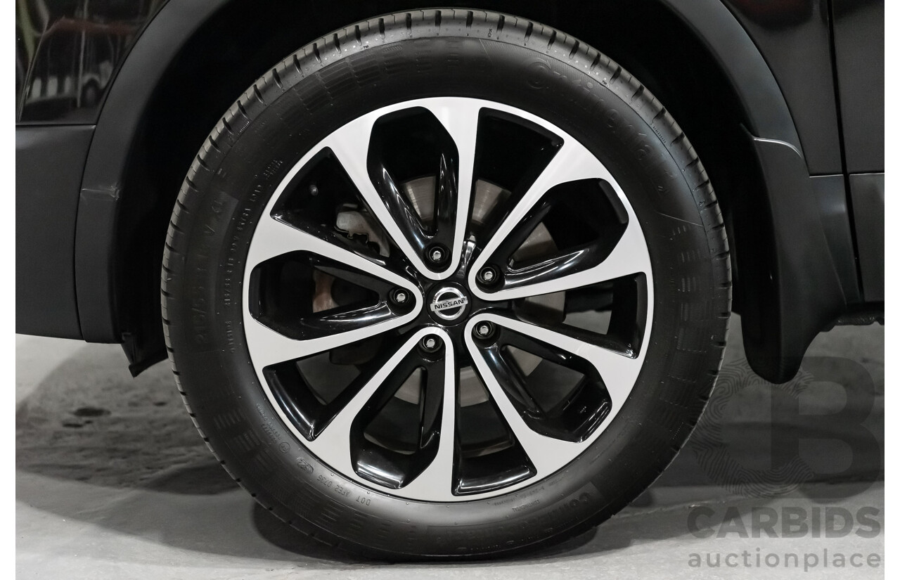6/2014 Nissan Dualis +2 Ti-L (4x2) J10 MY13 4d Wagon Metallic Black 2.0L - 7 Seater