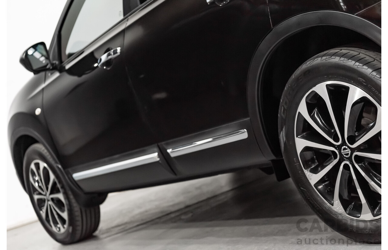 6/2014 Nissan Dualis +2 Ti-L (4x2) J10 MY13 4d Wagon Metallic Black 2.0L - 7 Seater