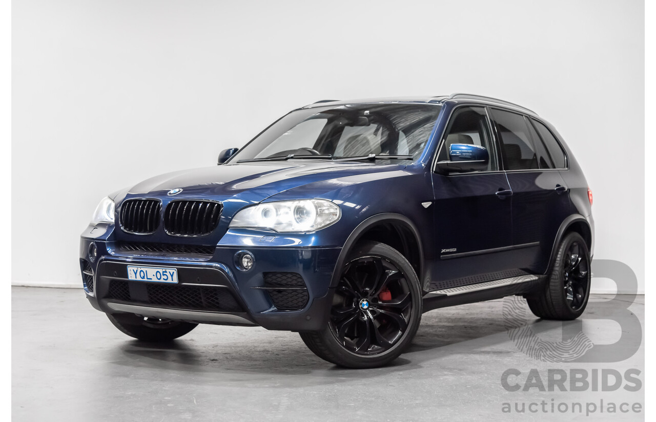 6/2010 Bmw X5 Xdrive 50i Sport E70 MY10 4d Wagon Blue 4.4L Twin Turbo V8