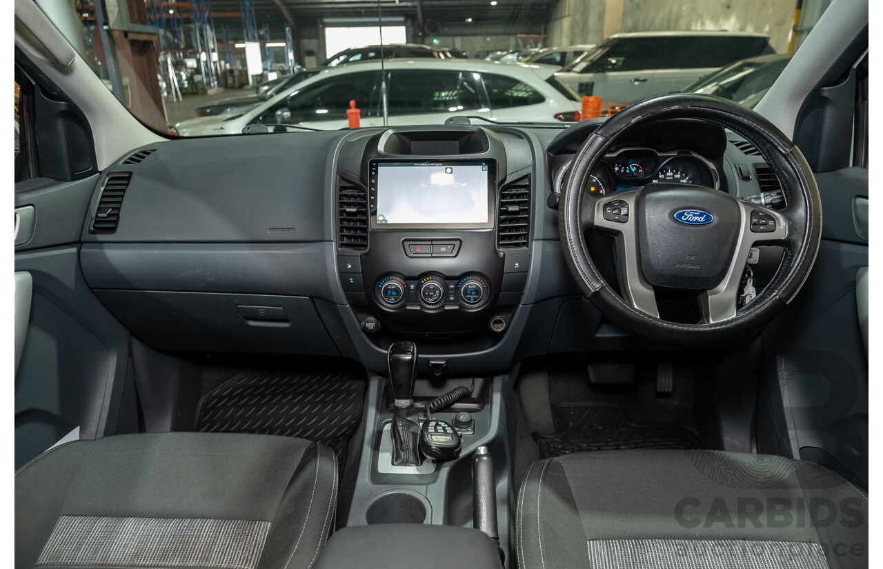 6/2013 Ford Ranger XLT 3.2 (4x4) PX 4d Dual Cab Utility White Turbo Diesel 3.2L