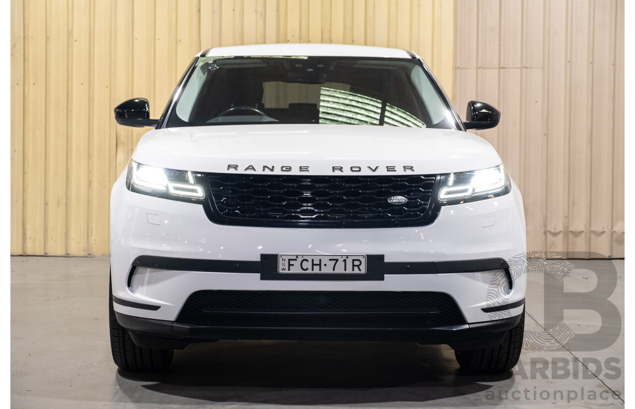 09/2017 Land Rover Range Rover Velar D180 (AWD) L560 MY18 5d Wagon Polaris White Turbo Diesel 2.0L