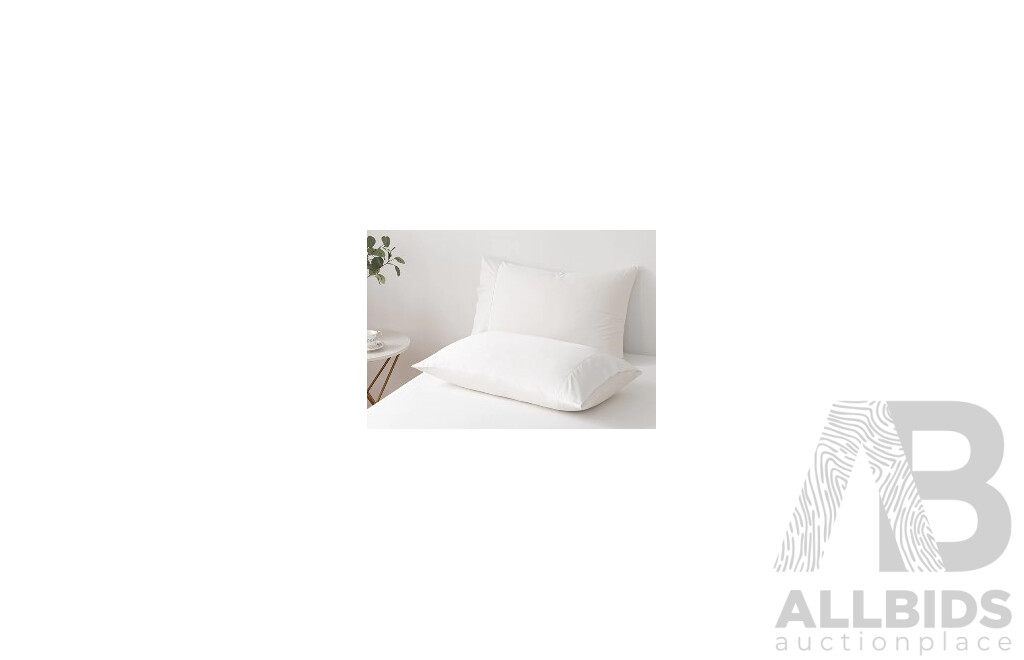 OZ LIVING Bamboo Fitted Sheet Set White (King Single) 400TC - ORP$150