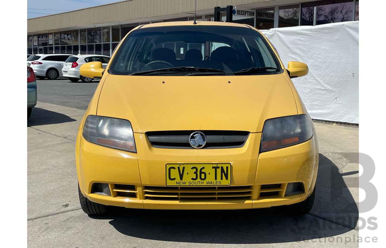 1/2008 Holden Barina  TK MY08 5d Hatchback Yellow 1.6L