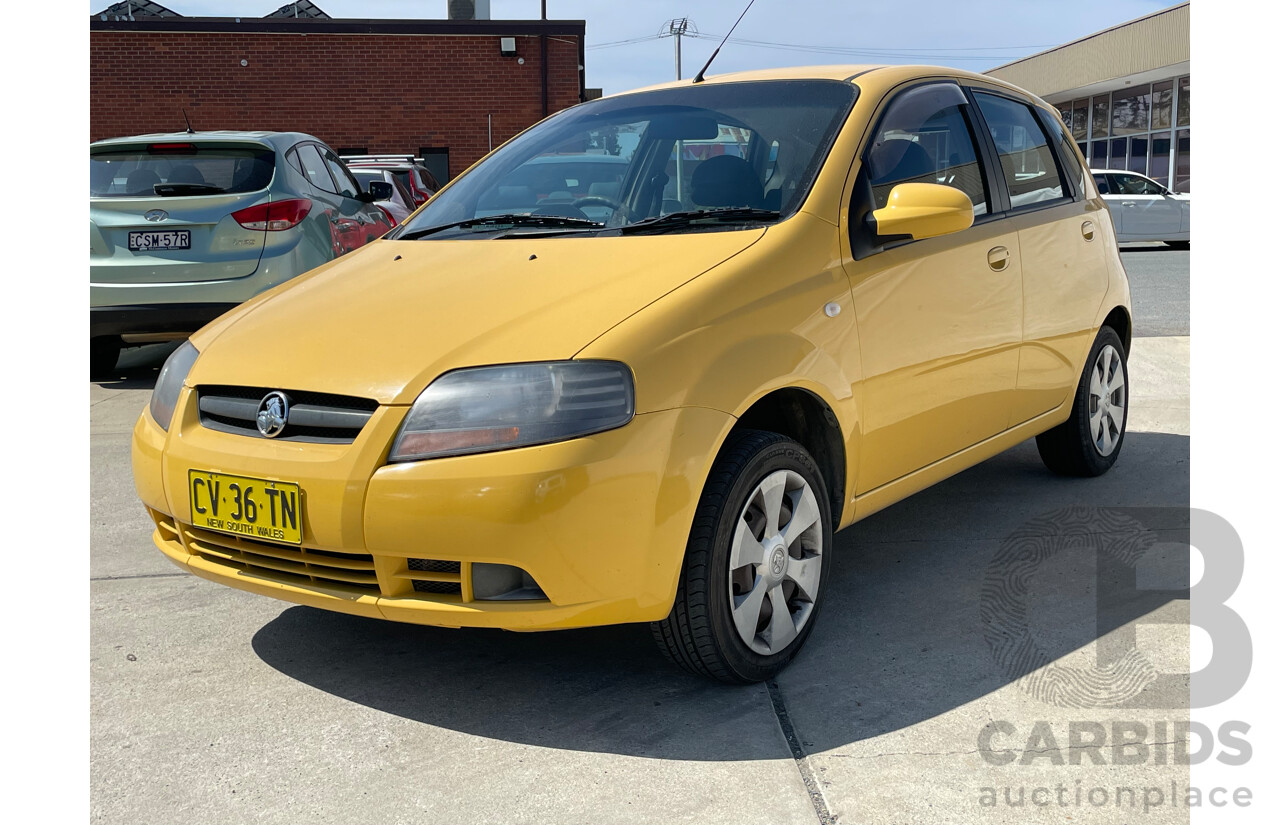 1/2008 Holden Barina  TK MY08 5d Hatchback Yellow 1.6L