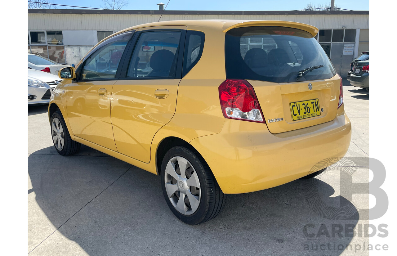 1/2008 Holden Barina  TK MY08 5d Hatchback Yellow 1.6L