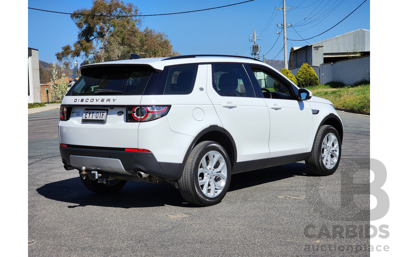 1/2018 Land Rover Discovery Sport TD4 180 (132kw) HSE (AWD) LC MY16 4d Wagon White Turbo Diesel 2.0L