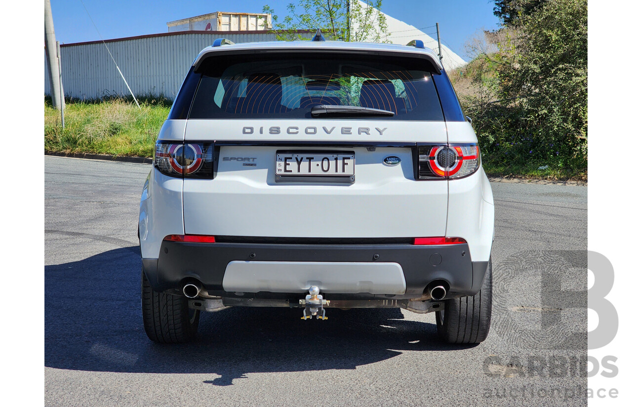 1/2018 Land Rover Discovery Sport TD4 180 (132kw) HSE (AWD) LC MY16 4d Wagon White Turbo Diesel 2.0L