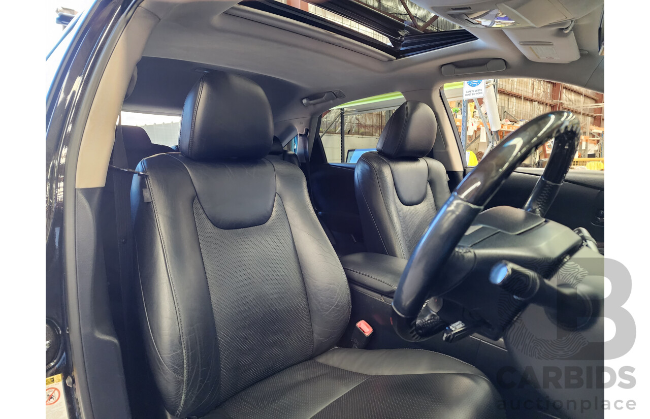 4/2013 Lexus RX450h Sports Luxury GYL15R MY13 4d Wagon Black 3.5L V6 Hybrid
