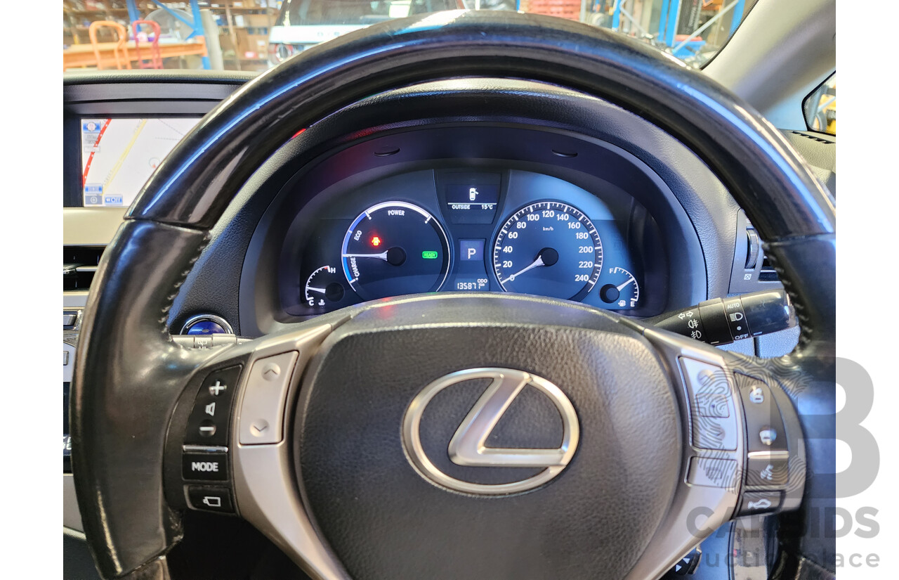 4/2013 Lexus RX450h Sports Luxury GYL15R MY13 4d Wagon Black 3.5L V6 Hybrid
