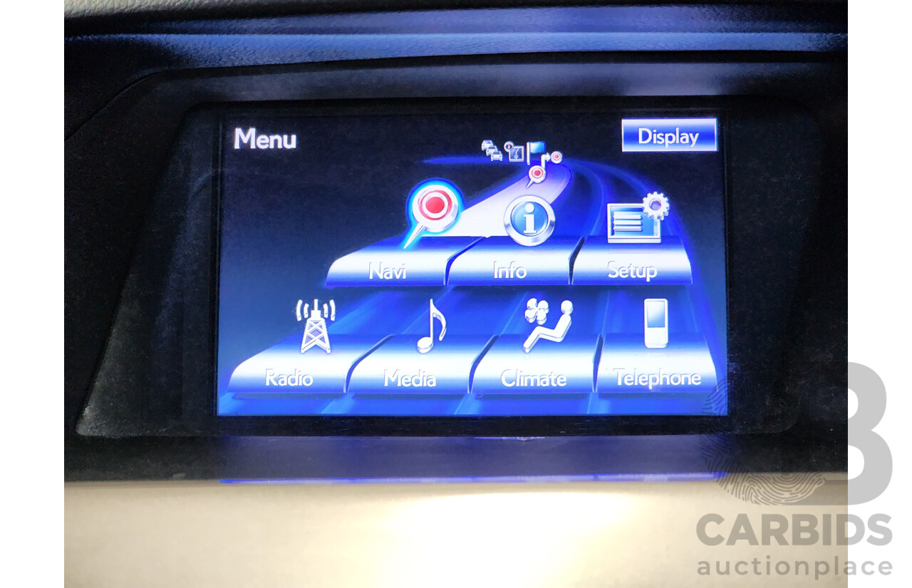 4/2013 Lexus RX450h Sports Luxury GYL15R MY13 4d Wagon Black 3.5L V6 Hybrid