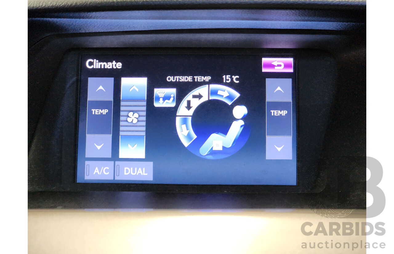 4/2013 Lexus RX450h Sports Luxury GYL15R MY13 4d Wagon Black 3.5L V6 Hybrid
