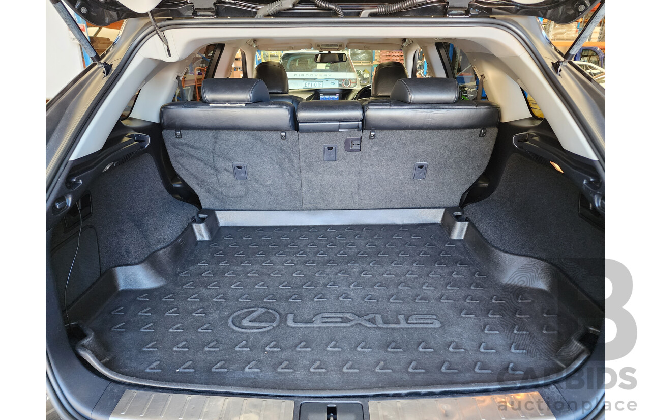 4/2013 Lexus RX450h Sports Luxury GYL15R MY13 4d Wagon Black 3.5L V6 Hybrid