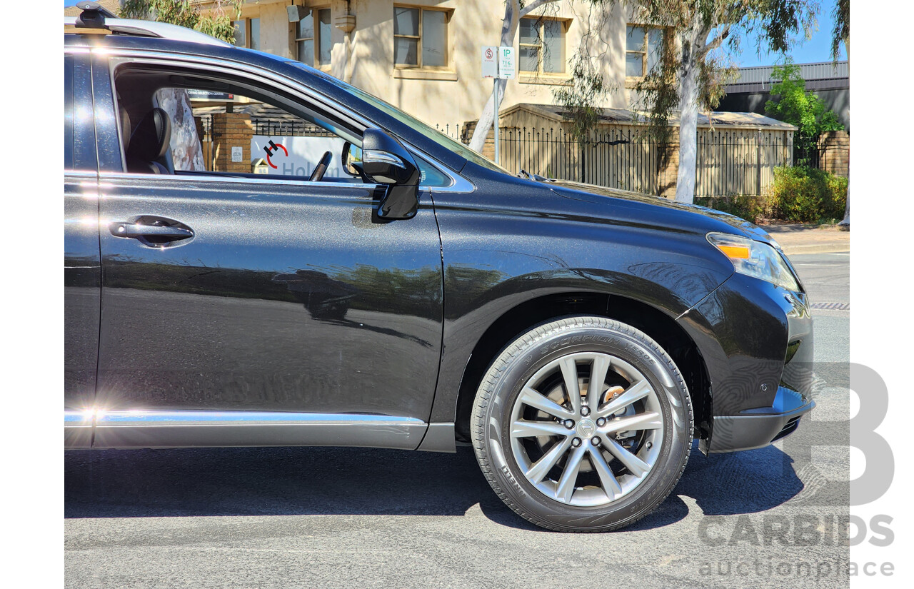 4/2013 Lexus RX450h Sports Luxury GYL15R MY13 4d Wagon Black 3.5L V6 Hybrid