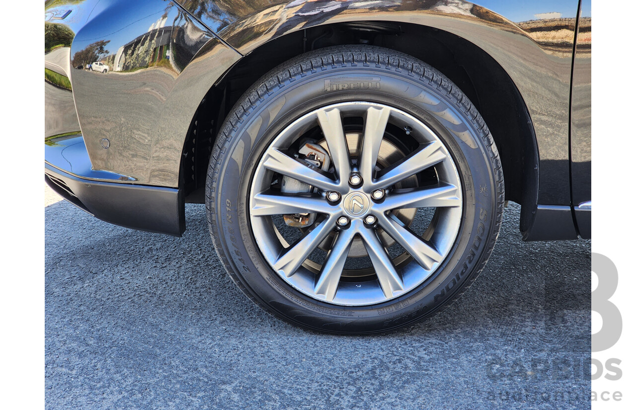 4/2013 Lexus RX450h Sports Luxury GYL15R MY13 4d Wagon Black 3.5L V6 Hybrid