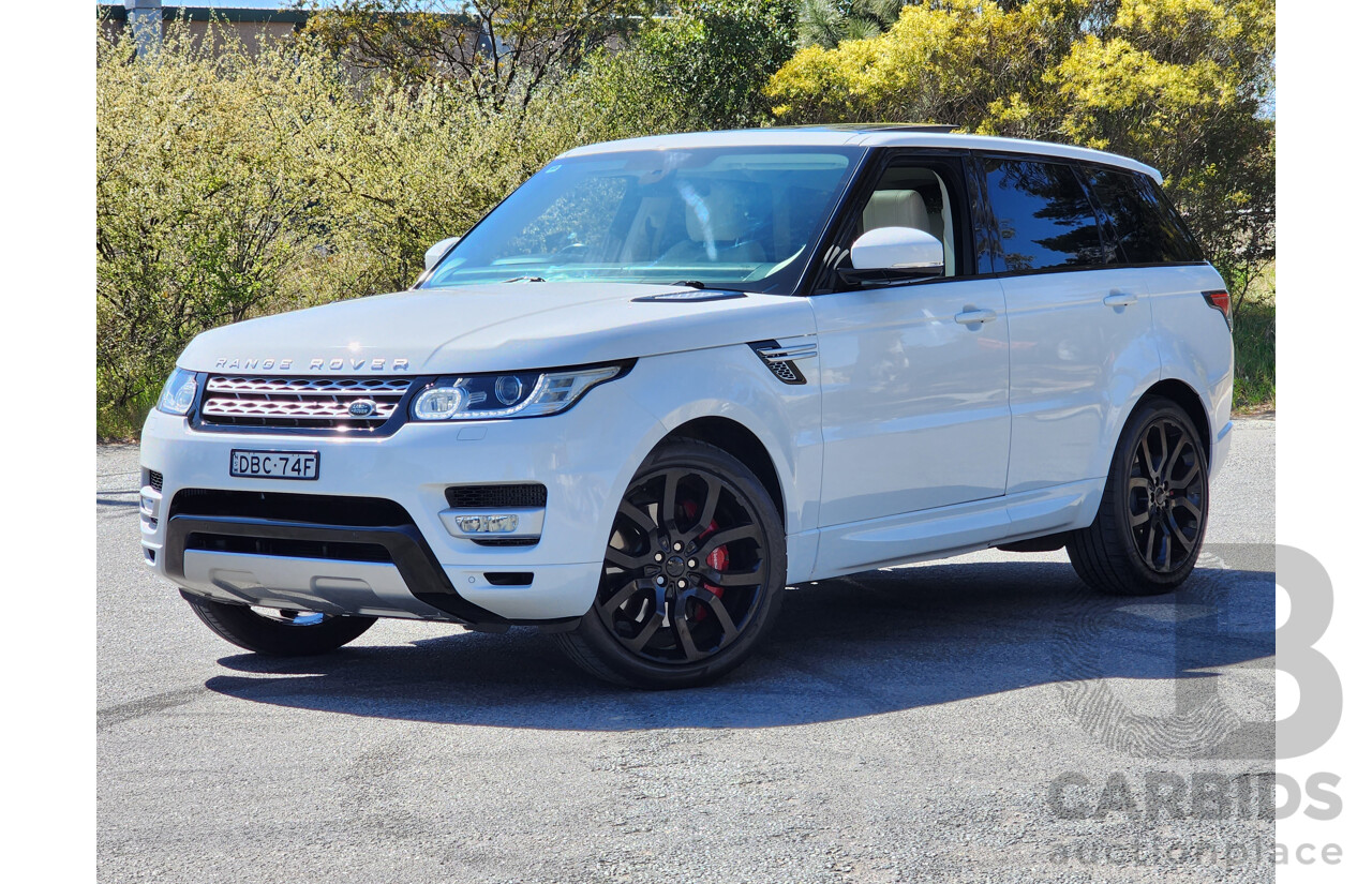 1/2015 Land Rover Range Rover Sport 3.0 SDV6 Autobiography LW MY15 4d Wagon White Turbo Diesel 3.0L