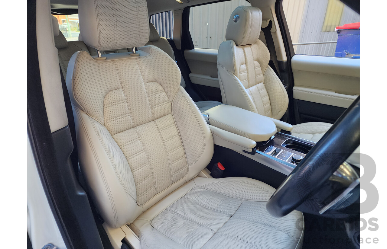 1/2015 Land Rover Range Rover Sport 3.0 SDV6 Autobiography LW MY15 4d Wagon White Turbo Diesel 3.0L