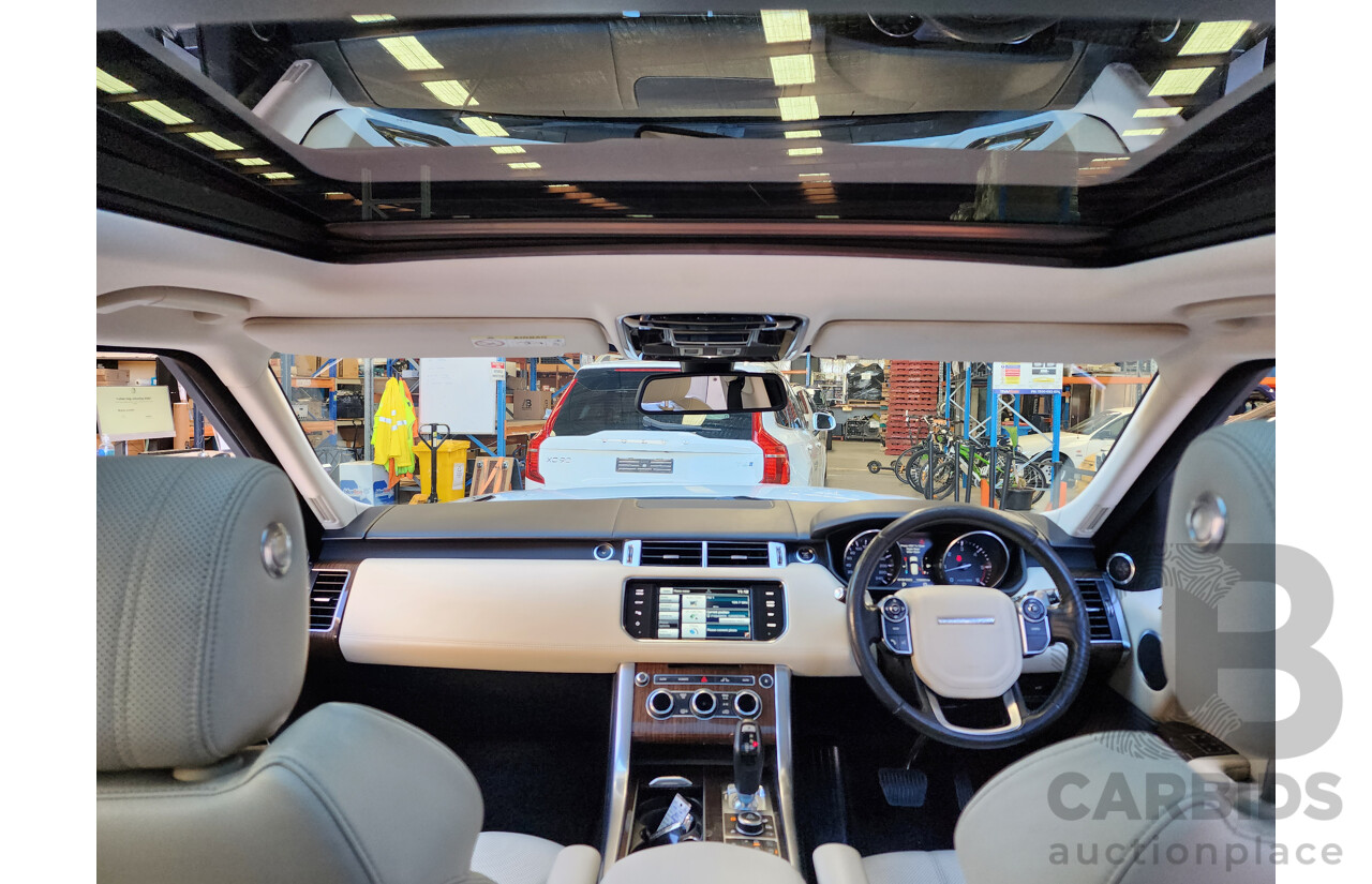 1/2015 Land Rover Range Rover Sport 3.0 SDV6 Autobiography LW MY15 4d Wagon White Turbo Diesel 3.0L