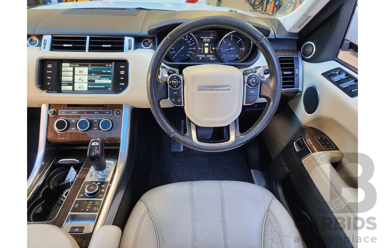 1/2015 Land Rover Range Rover Sport 3.0 SDV6 Autobiography LW MY15 4d Wagon White Turbo Diesel 3.0L