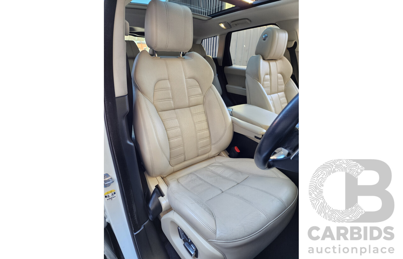1/2015 Land Rover Range Rover Sport 3.0 SDV6 Autobiography LW MY15 4d Wagon White Turbo Diesel 3.0L