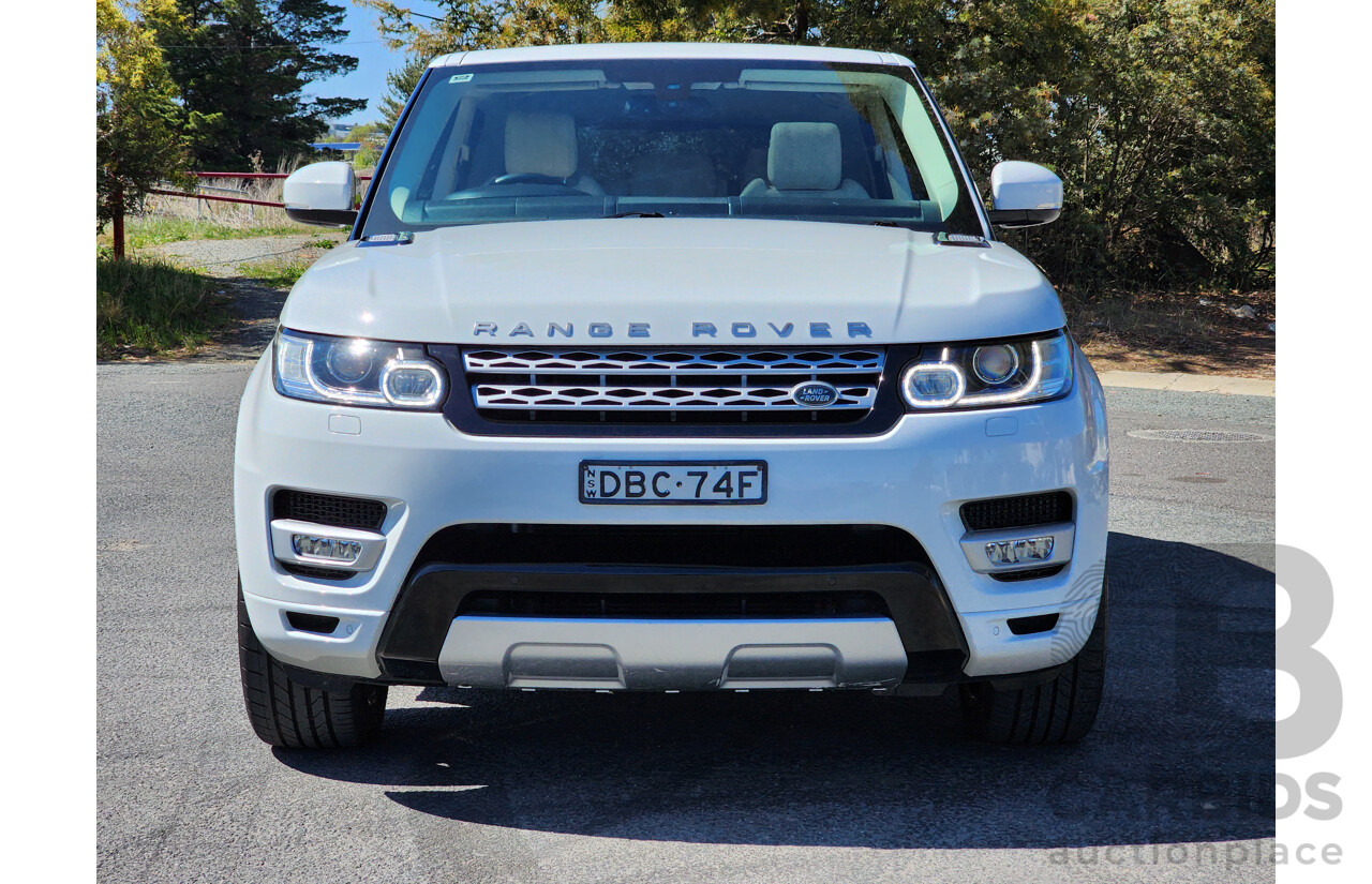 1/2015 Land Rover Range Rover Sport 3.0 SDV6 Autobiography LW MY15 4d Wagon White Turbo Diesel 3.0L