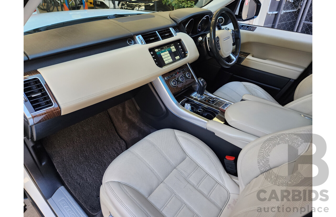1/2015 Land Rover Range Rover Sport 3.0 SDV6 Autobiography LW MY15 4d Wagon White Turbo Diesel 3.0L