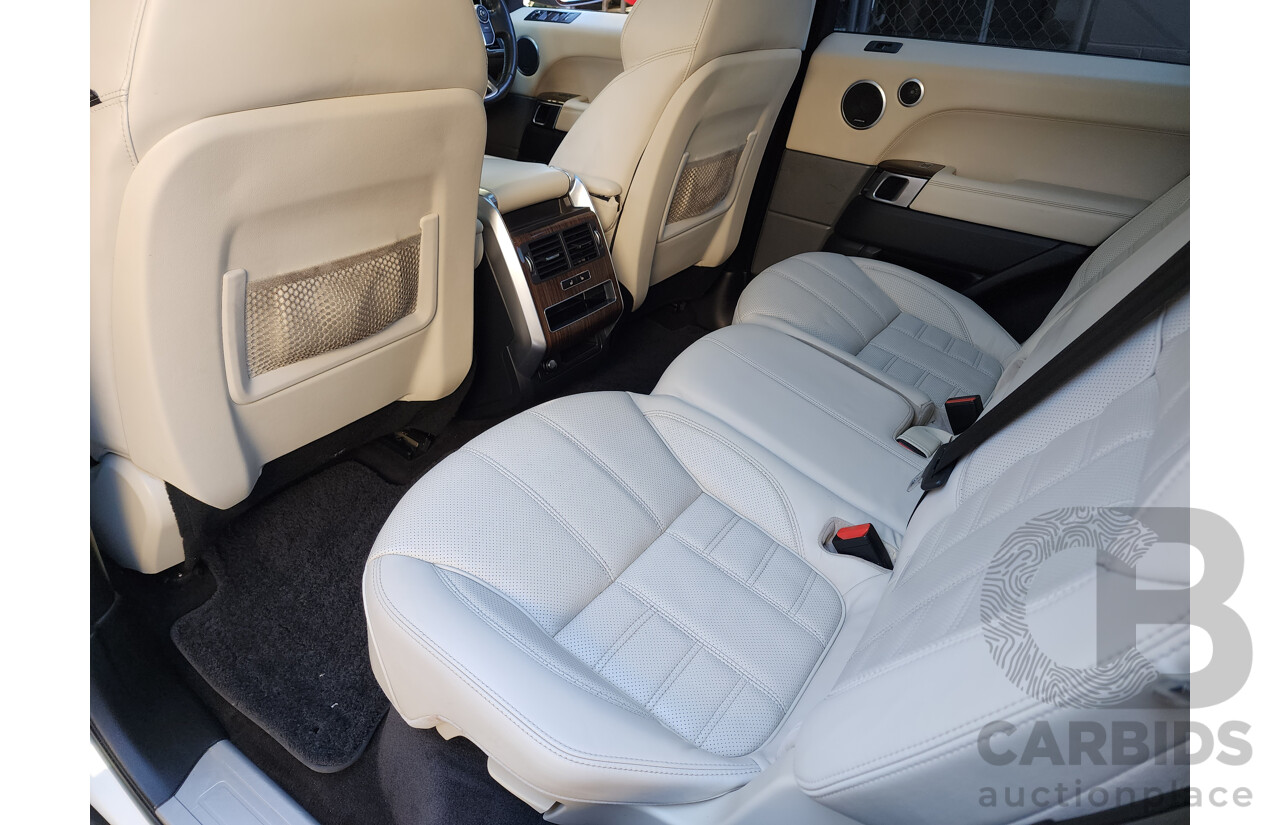 1/2015 Land Rover Range Rover Sport 3.0 SDV6 Autobiography LW MY15 4d Wagon White Turbo Diesel 3.0L