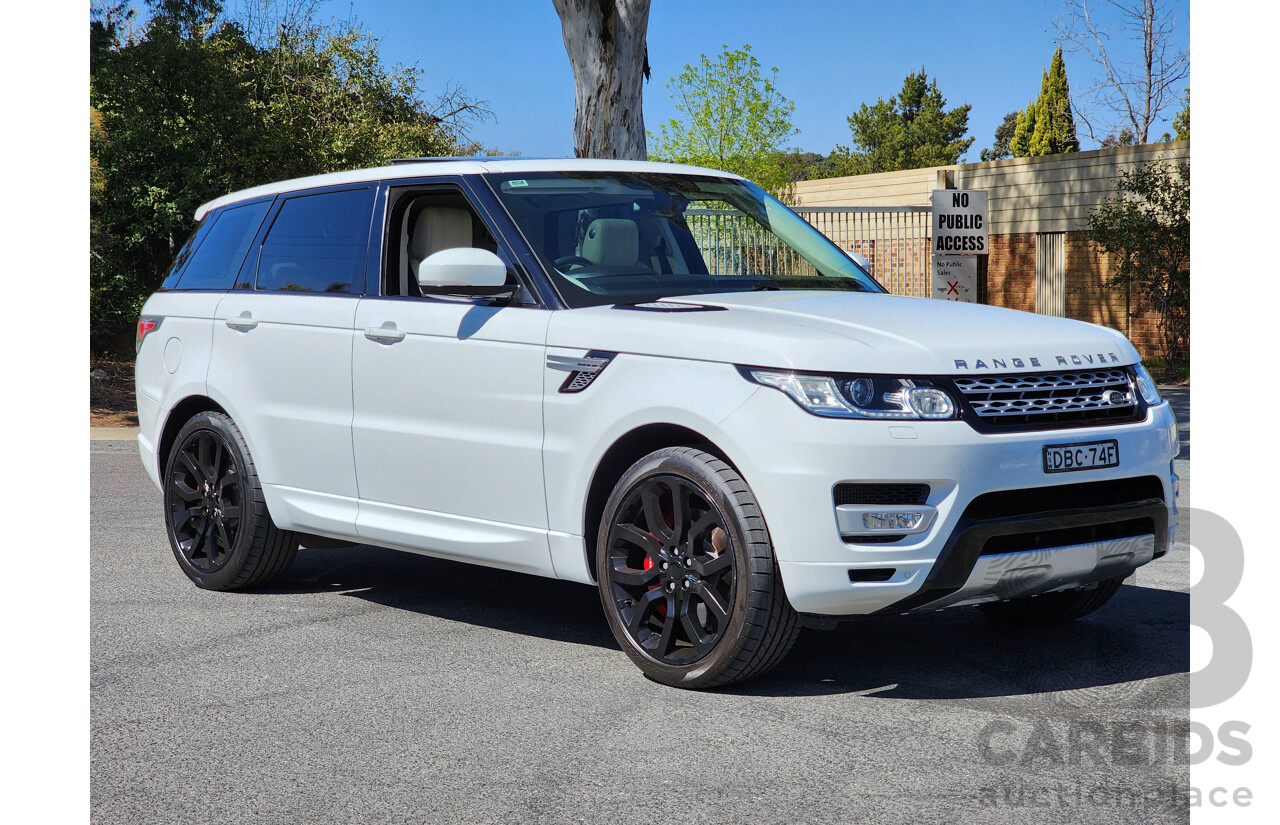 1/2015 Land Rover Range Rover Sport 3.0 SDV6 Autobiography LW MY15 4d Wagon White Turbo Diesel 3.0L