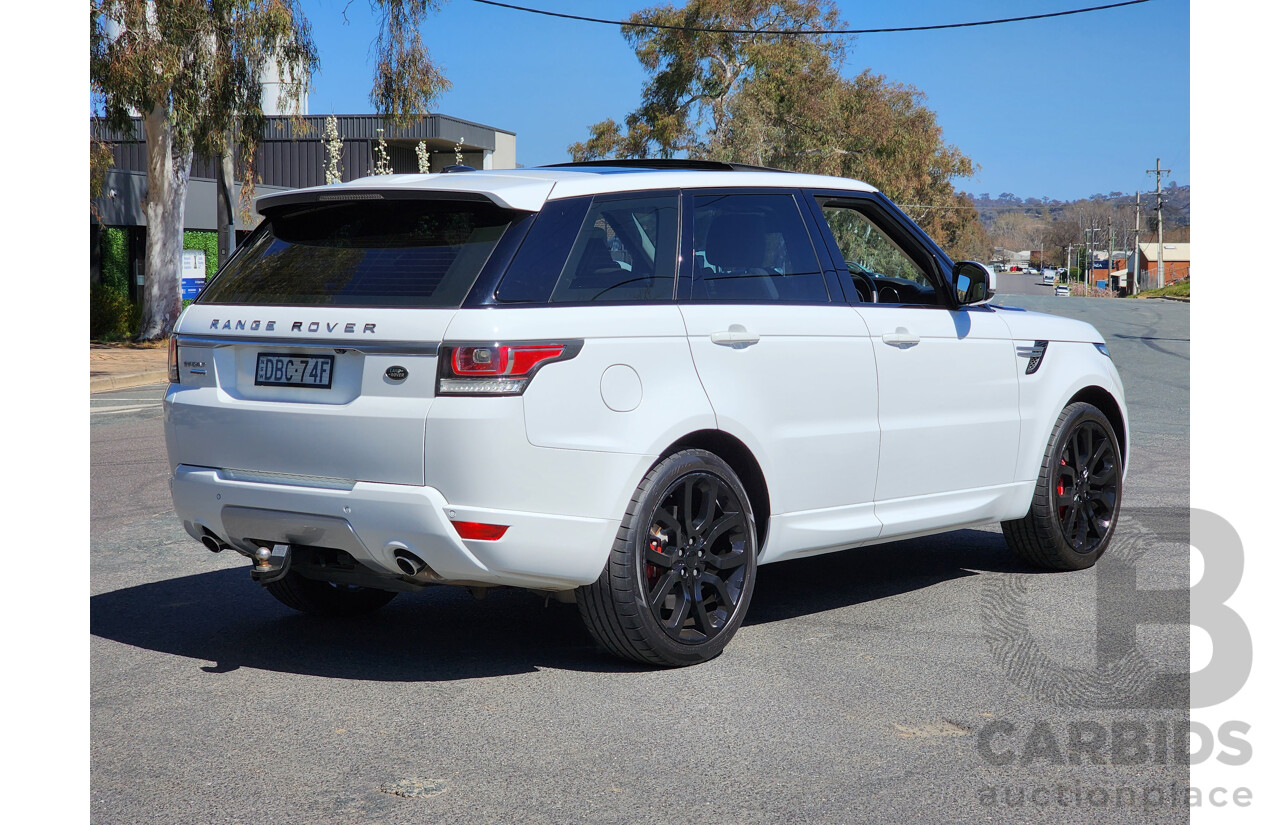 1/2015 Land Rover Range Rover Sport 3.0 SDV6 Autobiography LW MY15 4d Wagon White Turbo Diesel 3.0L