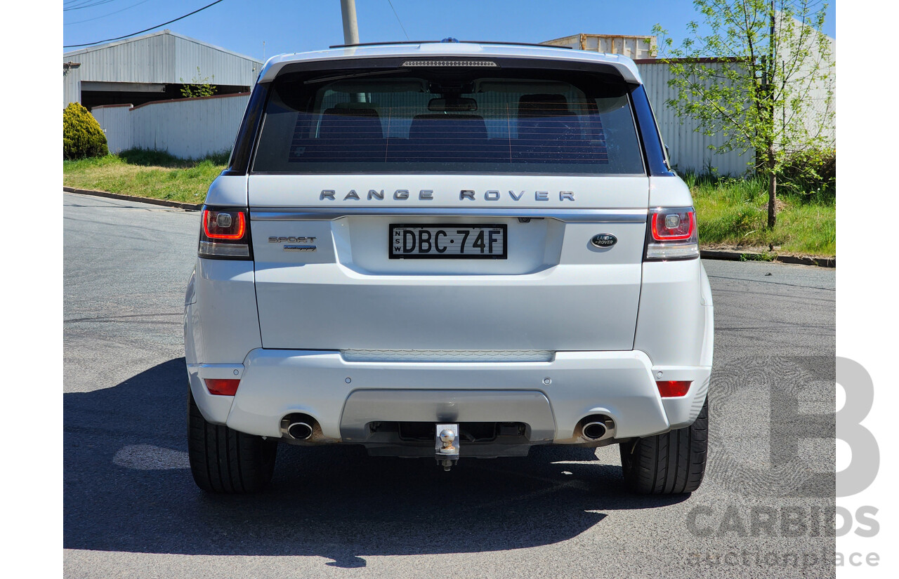 1/2015 Land Rover Range Rover Sport 3.0 SDV6 Autobiography LW MY15 4d Wagon White Turbo Diesel 3.0L