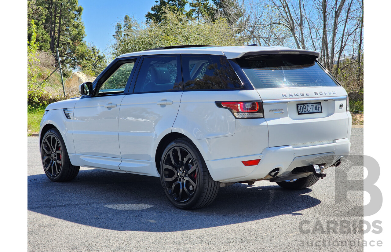 1/2015 Land Rover Range Rover Sport 3.0 SDV6 Autobiography LW MY15 4d Wagon White Turbo Diesel 3.0L