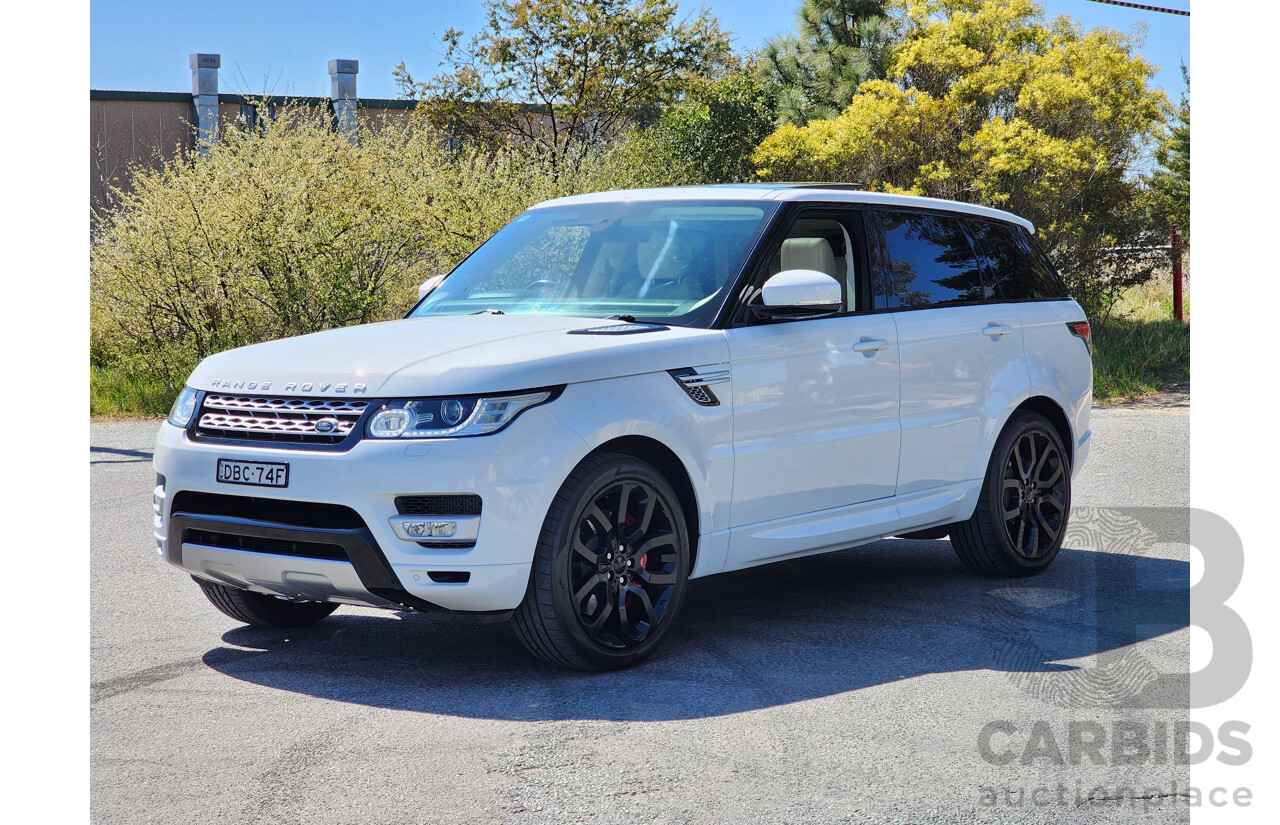 1/2015 Land Rover Range Rover Sport 3.0 SDV6 Autobiography LW MY15 4d Wagon White Turbo Diesel 3.0L