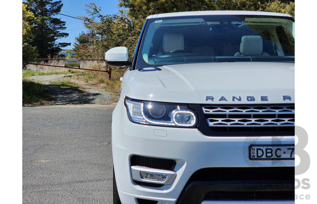 1/2015 Land Rover Range Rover Sport 3.0 SDV6 Autobiography LW MY15 4d Wagon White Turbo Diesel 3.0L