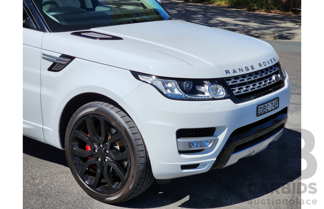 1/2015 Land Rover Range Rover Sport 3.0 SDV6 Autobiography LW MY15 4d Wagon White Turbo Diesel 3.0L