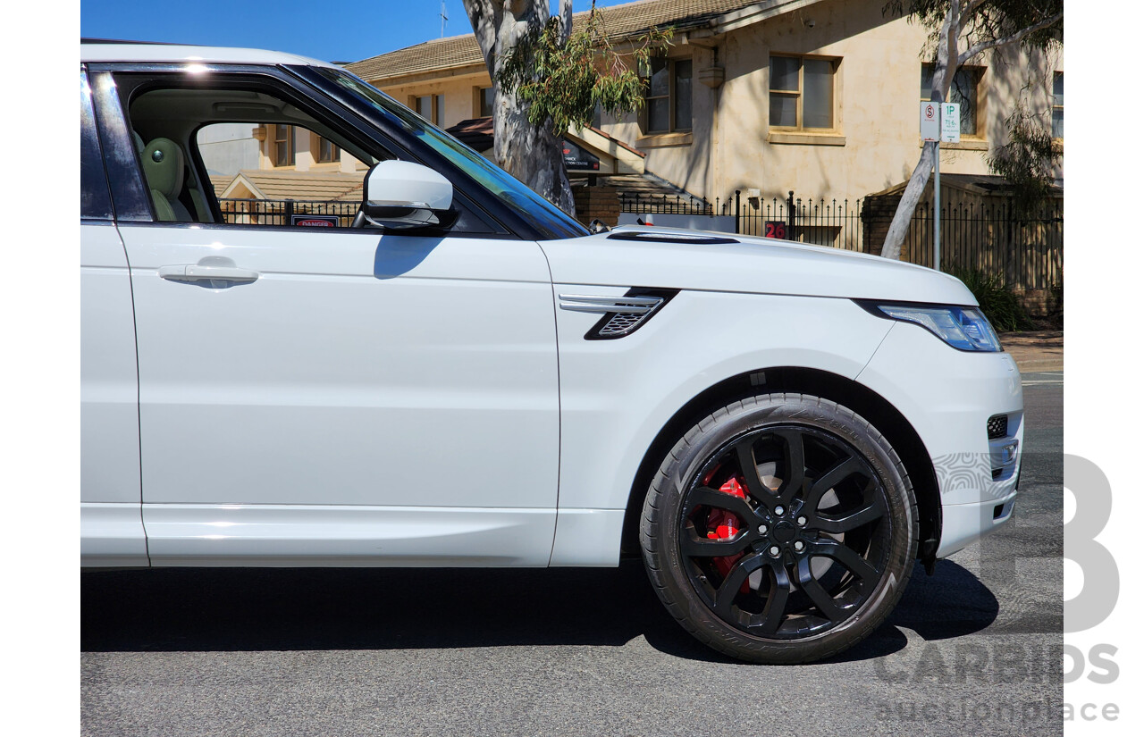 1/2015 Land Rover Range Rover Sport 3.0 SDV6 Autobiography LW MY15 4d Wagon White Turbo Diesel 3.0L