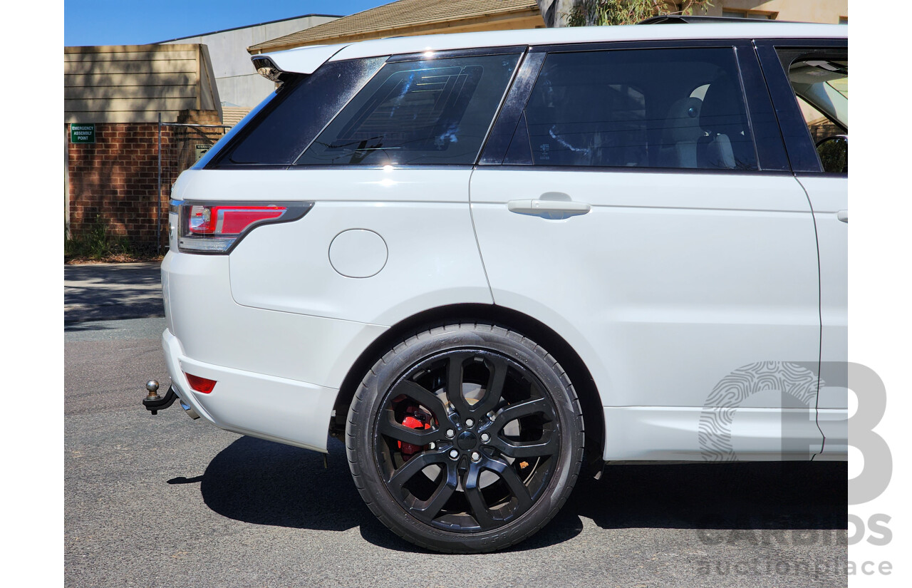 1/2015 Land Rover Range Rover Sport 3.0 SDV6 Autobiography LW MY15 4d Wagon White Turbo Diesel 3.0L