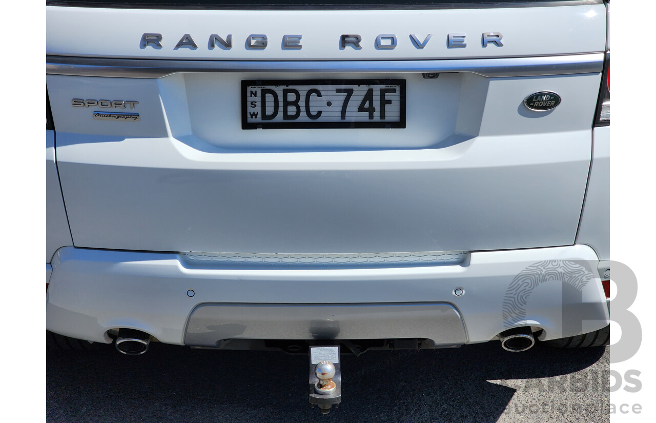1/2015 Land Rover Range Rover Sport 3.0 SDV6 Autobiography LW MY15 4d Wagon White Turbo Diesel 3.0L