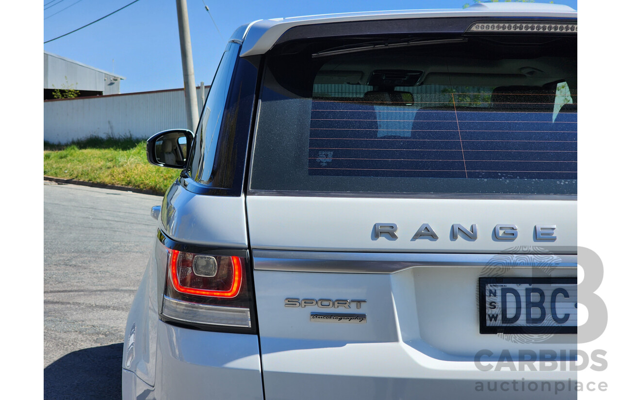 1/2015 Land Rover Range Rover Sport 3.0 SDV6 Autobiography LW MY15 4d Wagon White Turbo Diesel 3.0L